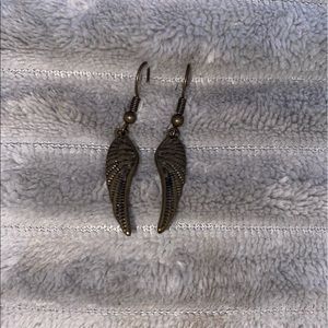 Bronze Angel Wings Earrings